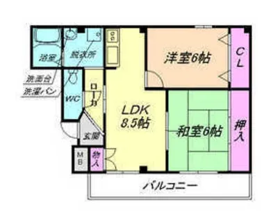 JUMA-1【4階】の間取り