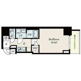S-RESIDENCE東別院【13階】の間取り