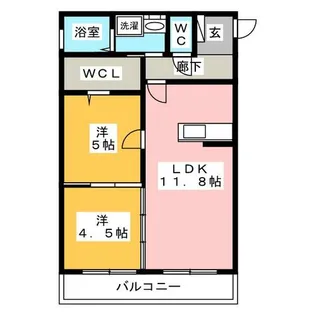 グランツ羽黒【3階】の間取り