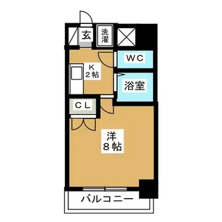 ヒルズ千種【5階】の間取り