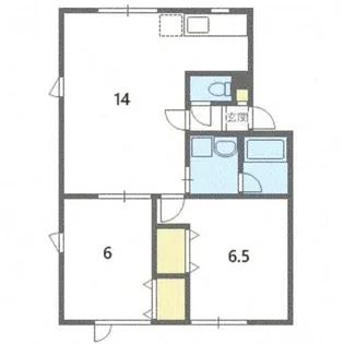 北海道札幌市手稲区星置一条7丁目【アパート】の間取り