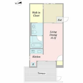 コレクション城西South【1階】の間取り