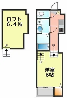 愛知県名古屋市西区八筋町【アパート】の間取り