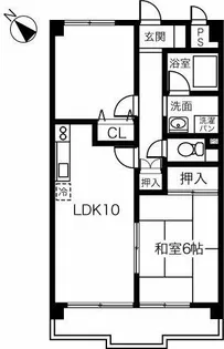 エコタウン勝川【6階】の間取り