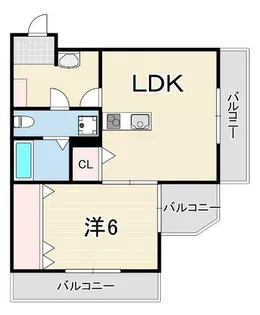 NESTY本山【3階】の間取り
