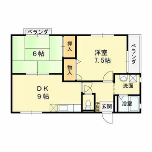 アネックスA【2階】の間取り