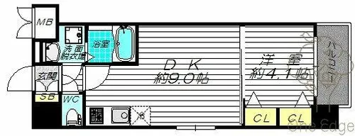 スプランディッドⅠ【5階】の間取り