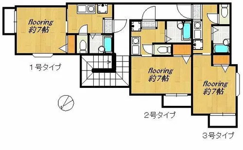 SKコート竹下【1階】の間取り