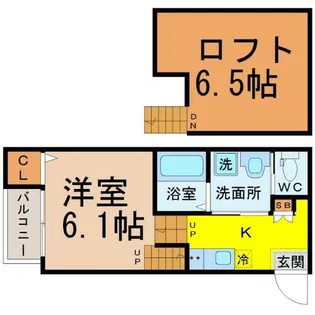 ディアコート青井【2階】の間取り