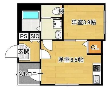 シャルマン相川【3階】の間取り