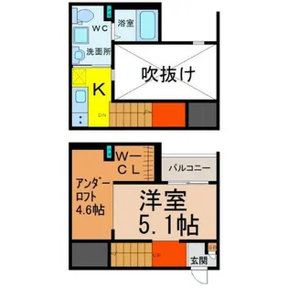 プレンフル【2階】の間取り