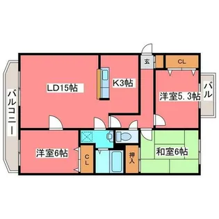 リラヒルズ【406号室】の間取り