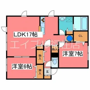 Sejour Reve【2階】の間取り