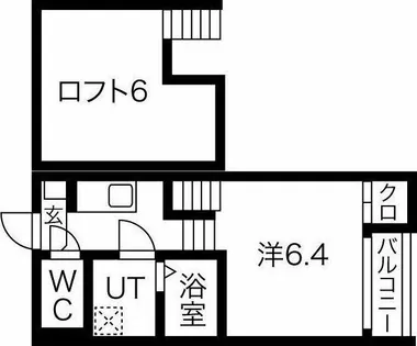 メゾンラフィネ【1階】の間取り