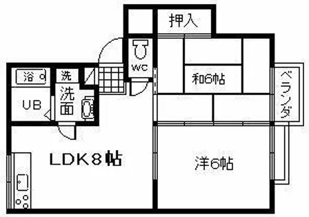 ハイツM【1階】の間取り