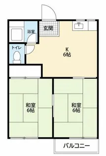 フォーブル羽根【202号室】の間取り