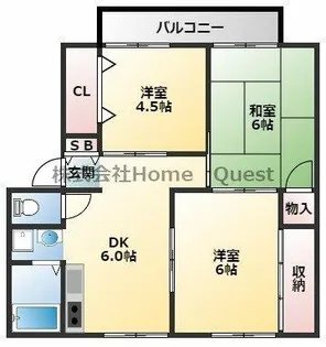PATIO-N【1階】の間取り