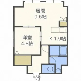 藤井ビル北11条【6階】の間取り