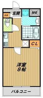 クレアドル須磨【3階】の間取り