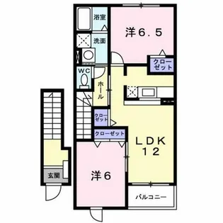 ペルラA【2階】の間取り