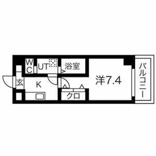 レクシア平野【7階】の間取り