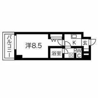 レクシア平野DUO【1003号室】の間取り