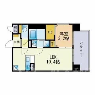 FERIO博多駅南【10階】の間取り