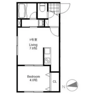 フォーマルハウト澄川【101号室】の間取り