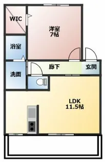 カーサ・レガート【1階】の間取り
