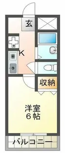 アドレス3【206号室】の間取り