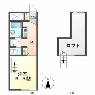 ME MAISON 上飯田【204号室】の間取り