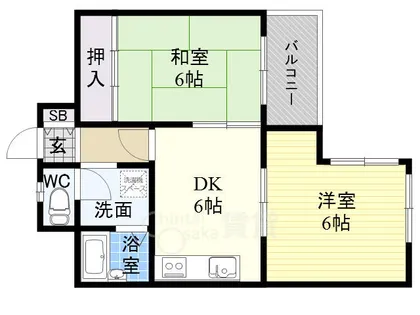 プライマリーライフ関目【5階】の間取り
