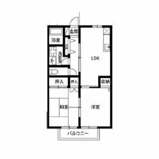 ビューラー丸山【2階】の間取り