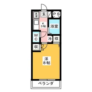 ハウスメイトⅠ【2階】の間取り