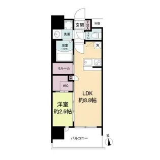 セレニテ難波グランデノール【5階】の間取り