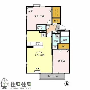ルミエールTM【2階】の間取り