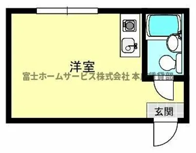 杉本スカイハイツ【5階】の間取り