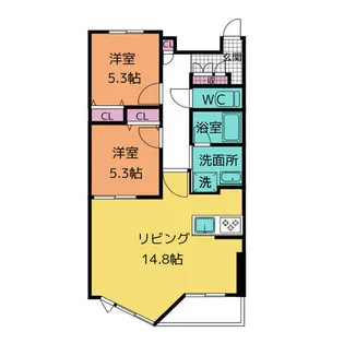 LINEAR STYLE【5階】の間取り