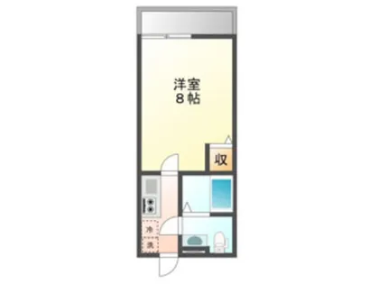 フラッティ上七軒【1階】の間取り