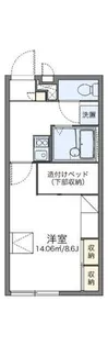 レオパレス古高【2階】の間取り