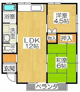 ブリス南島【1階】の間取り