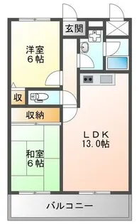 ネストクレール【3階】の間取り