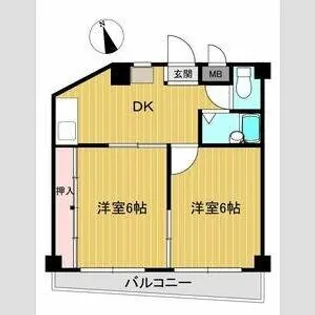セオ・コート潤和【3階】の間取り