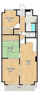 エミール瀬田【7階】の間取り