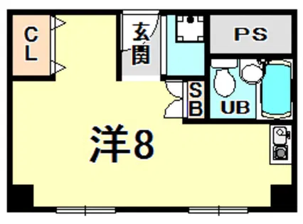 エルマーナ香枦園【2階】の間取り