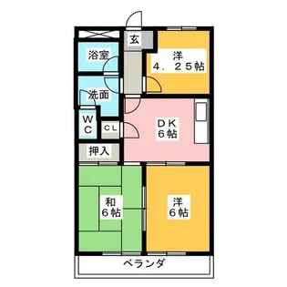 エスポワール【1階】の間取り