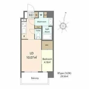 Alivis六本松【902号室】の間取り