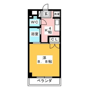 エクセレンスハドー【2階】の間取り