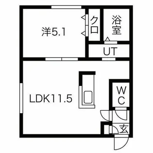 Carrera二十四軒【2階】の間取り