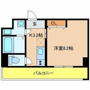 ルミエール八尾駅前【3階】の間取り